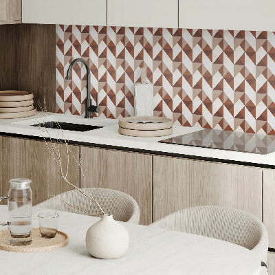 Obdĺžnikový stenový panel Trojuholníková geometria v modernom štýle