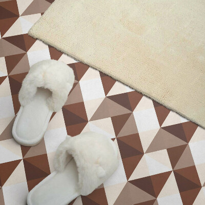 Obdĺžnikový stenový panel Trojuholníková geometria v modernom štýle