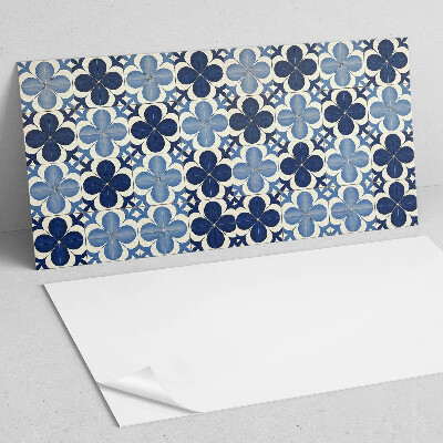 Obdĺžnikový panel na stenu Kvetinové tvary v geometrii