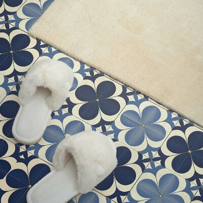 Obdĺžnikový panel na stenu Kvetinové tvary v geometrii