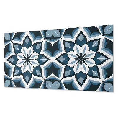 Obdĺžnikový stenový panel Kvetinová harmónia v symetrii