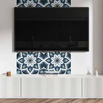 Obdĺžnikový stenový panel Kvetinová harmónia v symetrii