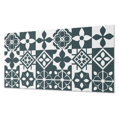 Obdĺžnikový panel na stenu Geometrické motívy v dlaždiciach