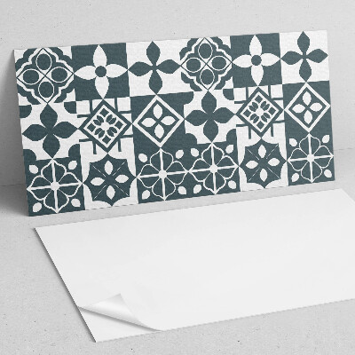 Obdĺžnikový panel na stenu Geometrické motívy v dlaždiciach