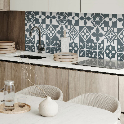 Obdĺžnikový panel na stenu Geometrické motívy v dlaždiciach