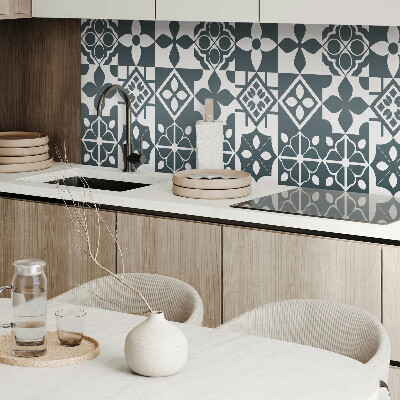 Obdĺžnikový panel na stenu Geometrické motívy v dlaždiciach