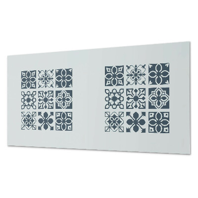 Obdĺžnikový stenový panel Geometrické tvary v obdĺžnikoch