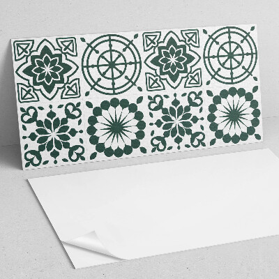 Samolepiaci panel na stenu Kvetinovo-geometrický vzor