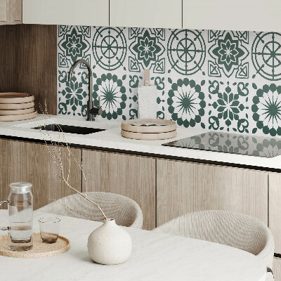 Samolepiaci panel na stenu Kvetinovo-geometrický vzor