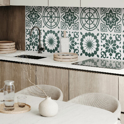 Samolepiaci panel na stenu Kvetinovo-geometrický vzor