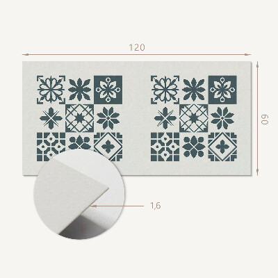 Obdĺžnikový panel na stenu Geometrické usporiadanie v dizajne