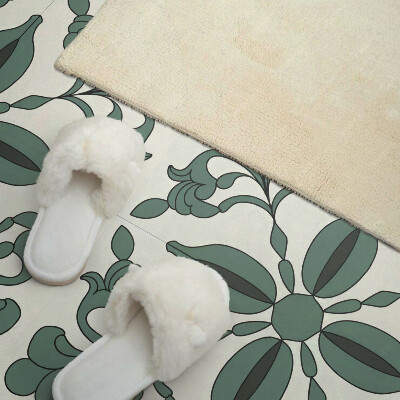 Obdĺžnikový stenový panel Štýlový rastlinný motív