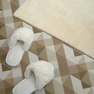 Samolepiaci panel na stenu Zemité tvary v geometrickom štýle