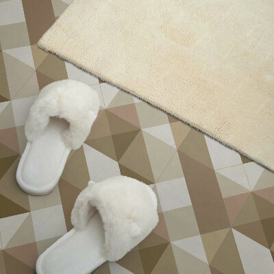 Samolepiaci panel na stenu Zemité tvary v geometrickom štýle