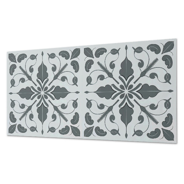 Obdĺžnikový stenový panel Rastlinný vzor v harmonickej symetrii