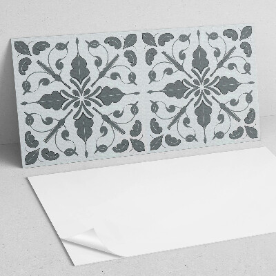 Obdĺžnikový stenový panel Rastlinný vzor v harmonickej symetrii