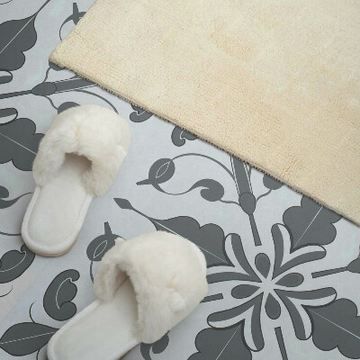 Obdĺžnikový stenový panel Rastlinný vzor v harmonickej symetrii