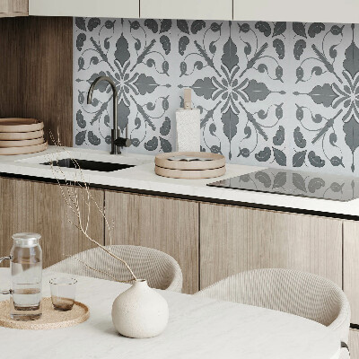 Obdĺžnikový stenový panel Rastlinný vzor v harmonickej symetrii