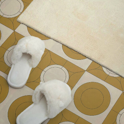 Samolepiaci panel na stenu Moderný motív s oblými tvarmi