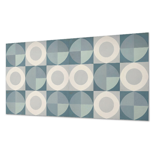 Obdĺžnikový panel na stenu Tvary a kruhy v harmónii