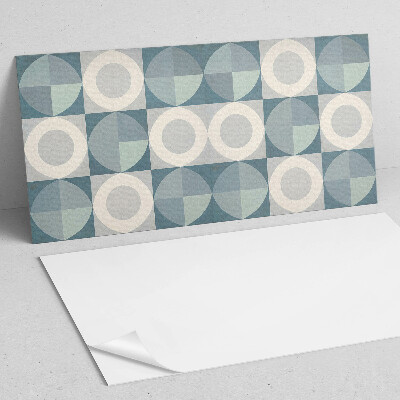 Obdĺžnikový panel na stenu Tvary a kruhy v harmónii