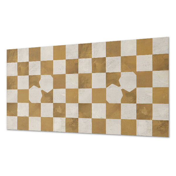 Obdĺžnikový stenový panel Moderná grafická šachovnica