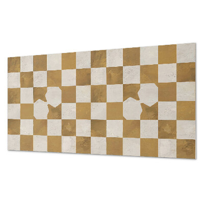 Obdĺžnikový stenový panel Moderná grafická šachovnica