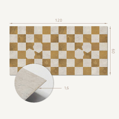 Obdĺžnikový stenový panel Moderná grafická šachovnica