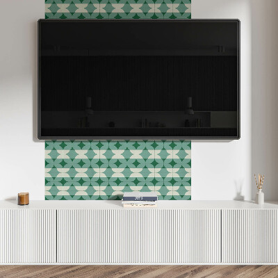 Samolepiaci panel na stenu Vlny geometrických tvarov