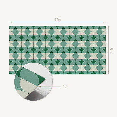 Samolepiaci panel na stenu Vlny geometrických tvarov