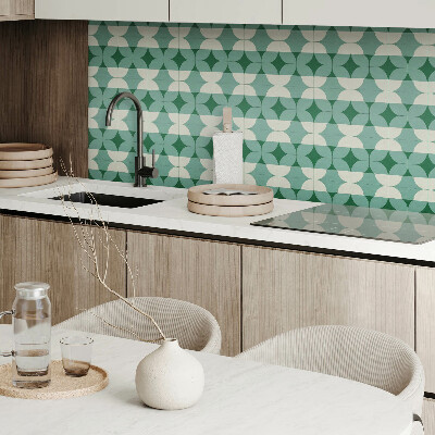 Samolepiaci panel na stenu Vlny geometrických tvarov