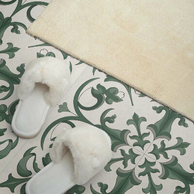 Obdĺžnikový panel na stenu Rastlinný motív s kvetinovými detailmi