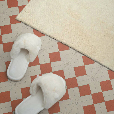 Samolepiaci panel na stenu Kosoštvorcová geometrická mriežka