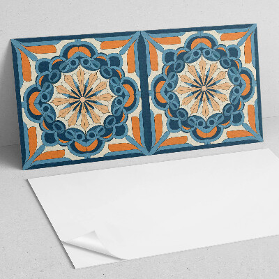 Obdĺžnikový stenový panel Kvetinová mandala v harmonických kruhoch