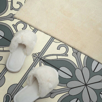 Obdĺžnikový stenový panel Kvetinový motív s ozdobnými detailmi