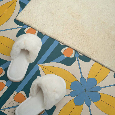 Samolepiaci panel na stenu Kvetinová geometria