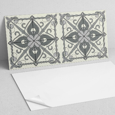 Obdĺžnikový stenový panel Kvetinový vzor v harmonickej symetrii