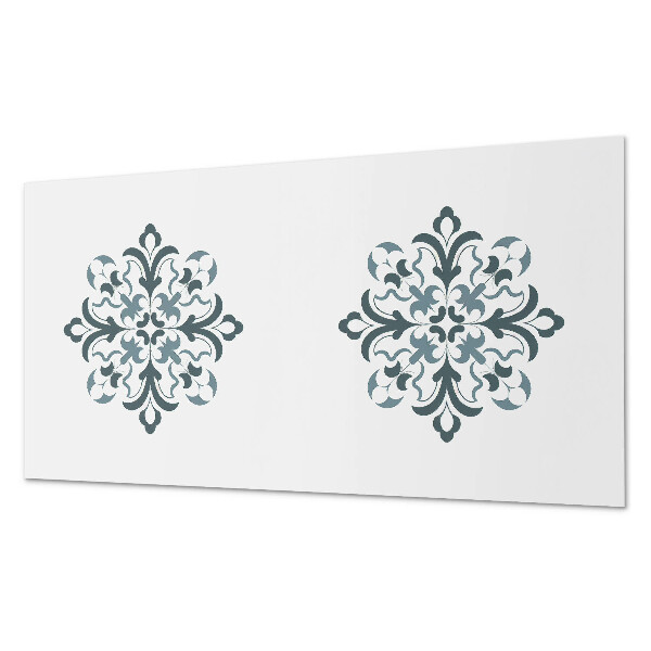 Samolepiaci panel na stenu Kvetinový motív v harmonickej symetrii