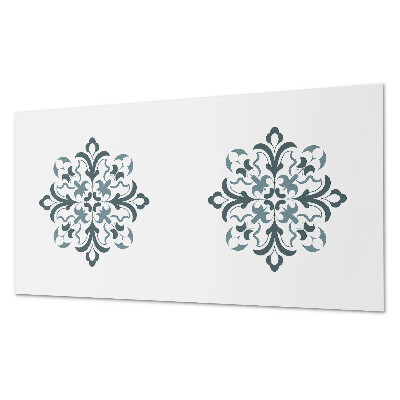 Samolepiaci panel na stenu Kvetinový motív v harmonickej symetrii