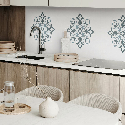 Samolepiaci panel na stenu Kvetinový motív v harmonickej symetrii