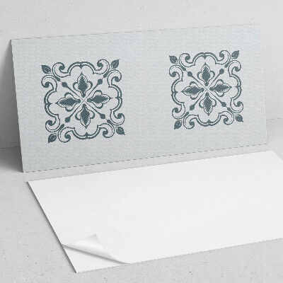 Obdĺžnikový panel na stenu Rastlinný okrasný vzor