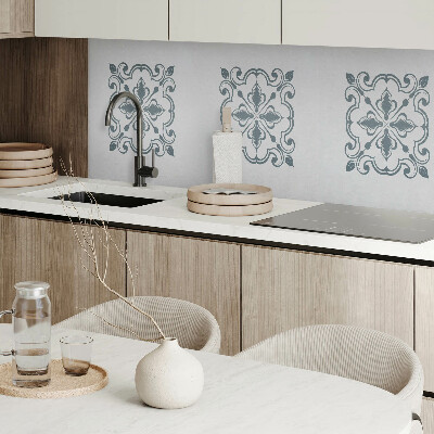 Obdĺžnikový panel na stenu Rastlinný okrasný vzor