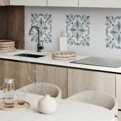 Obdĺžnikový panel na stenu Rastlinný okrasný vzor