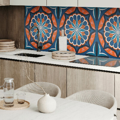 Obdĺžnikový stenový panel Mandala so vzorom listov