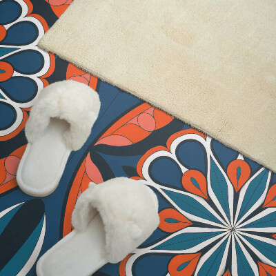 Obdĺžnikový stenový panel Mandala so vzorom listov