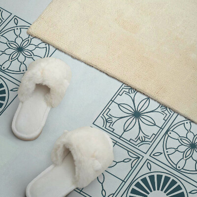 Samolepiaci panel na stenu Kachľové vzory v geometrickom štýle