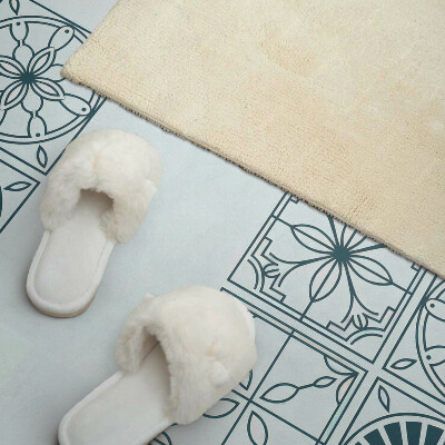 Samolepiaci panel na stenu Kachľové vzory v geometrickom štýle