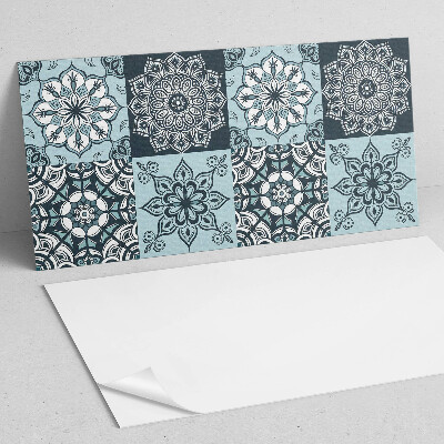 Obdĺžnikový panel na stenu Kockované vzory mandaly