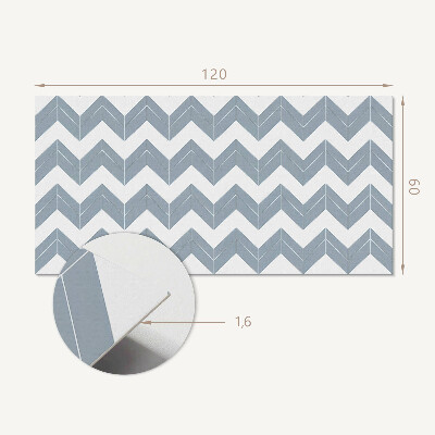Samolepiaci panel na stenu Cikcak pruhovaný dizajn