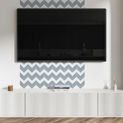 Samolepiaci panel na stenu Cikcak pruhovaný dizajn